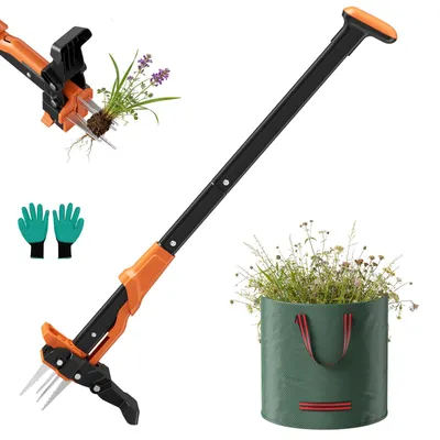 Unkrautstecher 85-100 cm, verstellbar, Wurzelentferner für Löwenzahn