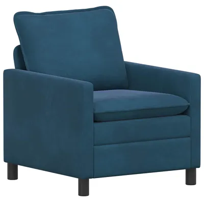 Produktbild von vidaXL Sofa Blau 76 x 81 x 87,5 cm Samt