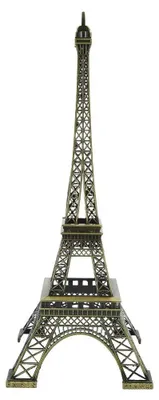 Productafbeelding van Eiffeltoren 38 cm - Torendecoratie - Ijzer - Ambachtelijk Model - Huishoudelijke Decoratie - Milieuvriendelijk Materiaal