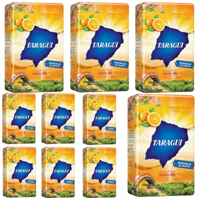 Imagen del producto de Set de yerba mate Taragui sabor naranja, 5 kg