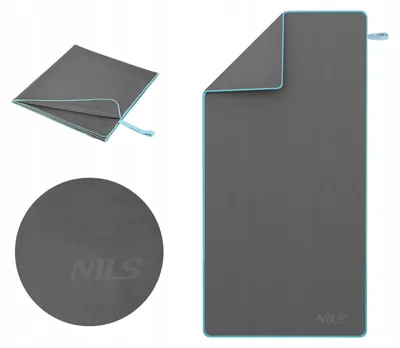 Produktbild von Nils NCR13 Mikrofaser Strandhandtuch Schnelltrocknend Grau