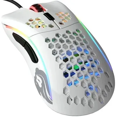 Zdjęcie produktu dla Mysz gamingowa przewodowa ergonomiczna dla graczy biała