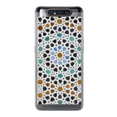 Produktbild von MuchoWow® Handyhülle Schutzhülle Hülle für Samsung Galaxy A80 Ein marokkanisches Mosaikdetail Silikon Softcase Handy Hülle - Schutzdeckel