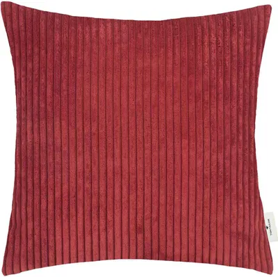 Produktbild von TOM TAILOR Zierkissenhülle BIG CORDUROY Dunkelrot 45 x 45 cm