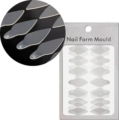 Immagine prodotto di Stampi autoadesivi in silicone per Dual Form Short Spike ST012-4 MollyLac 24 pezzi.