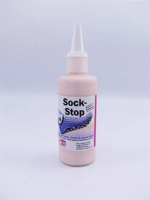 Produktbild von Sock Stop Textilkleber, rutschfest, für Socken und Schuhe, Rosa, 100ml
