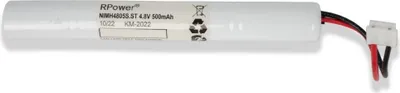 Image de Batterie de remplacement 4,8V/0,5Ah NimH - Batterie rechargeable 0,5mAh 4,8V NIMH4805S.ST