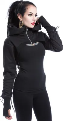 Produktbild von Chemical Black Kapuzenjacke Damen Ebony Bolero schwarz L