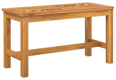 Produktbild von Massive Gartenbank aus Akazienholz, 80 cm