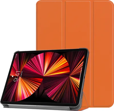 Produktbild von Schutzhülle für Apple iPad PRO 12.9" 4./5./6. Generation Smart Cover Tasche Hülle Etui Standfunktion - ORANGE