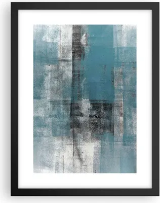 Produktbild von Gerahmtes Poster - Schwarzer Rahmen - Abstraktion Modern Gürtel - 30x40 cm - Wand Bild - Wanddeko - Wandbilder - Wandposter - Bilderrahmen - Bilder - Kunstdruck - Wandbild - P2BPA30x40-4283