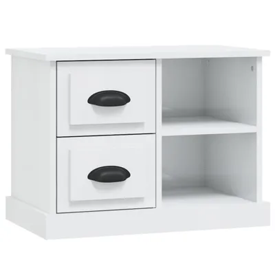 Obrázek produktu pro Noční stolek bílý s vysokým leskem 60 x 35,5 x 45 cm