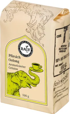 Produktbild von Rauf Tee Oolong Tee Pfirsich, aromatisiert