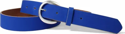 Produktbild von Ledergürtel Damen Echtleder 3 cm, halbrunde Schnalle silber, Gürtel FRONHOFER