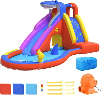 Immagine prodotto di Scivolo gonfiabile Happy Hop con piscina 450x320x240cm PVC