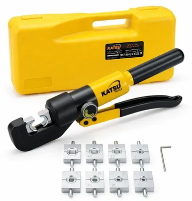 Produktbild von Manuelles hydraulisches Schrumpfwerkzeug mit 8 Stahlmatrizen