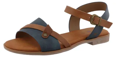 Produktbild von Mustang Damen Sandale Zierriemen Niete Schnalle 26M0072006, Größe:38 EU, Farbe:Blau