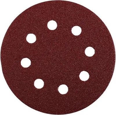 Produktbild von kwb QUICK-STICK Schleifscheiben, HOLZ & METALL, Edelkorund, Ø 125 mm, gelocht, Sparpack