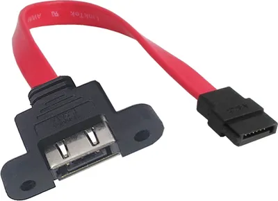 Produktbild von G52 SATA Verlängerungskabel Adapter – SATA 7-Pin Stecker auf SATA 7-Pin Buchse, 30 cm, Datenkabel Verlängerung für HDD/SSD