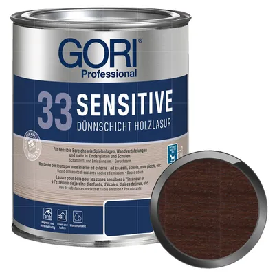Produktbild von GORI 33 Sensitive Holzlasur 0.75 Liter Nussbaum