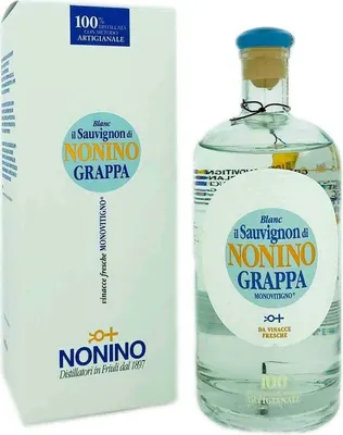 Produktbild von Nonino Grappa Il Sauvignon Blanc + Box 700ml 41% Vol.