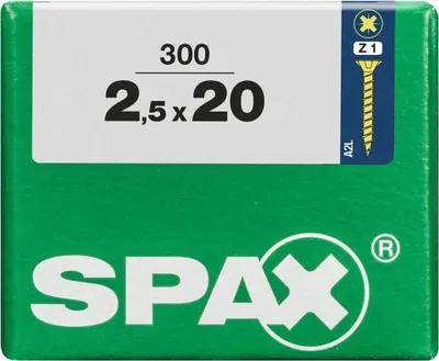 Produktbild von Spax Universalschrauben 2.5 x 20 mm PZ 1 - 300 Stk.