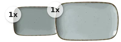 Produktbild von Servierplatten - Set 2 tlg. Casa blau