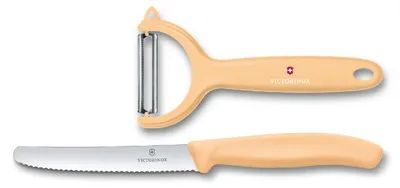 Produktbild von Victorinox SwissClassic Trend Colors, Messer-Set, Edelstahl, Polypropylen, 1 Werkzeug, Schäler, Edelstahl