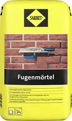 Produktbild von SAKRET Fugenmörtel 6 - 20 mm grau 10 kg