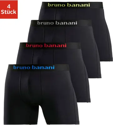 Produktbild von Bruno Banani Boxer Boxershorts für Herren 4 -teilig schwarz Größe XL