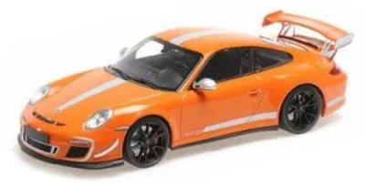 Productafbeelding van Minichamps 1:18 Porsche 911 GT3 RS 4.0 - 2011 - Oranje, artikelnummer 155062224