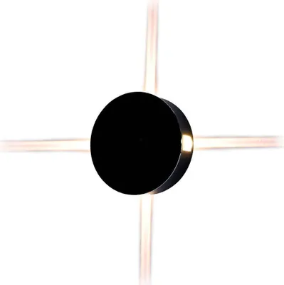 Obrázok produktu pre V-TAC 3W LED vonkajšie nástenné svietidlo IP65 čierne okrúhle VT-706-B-N 3000K 428lm
