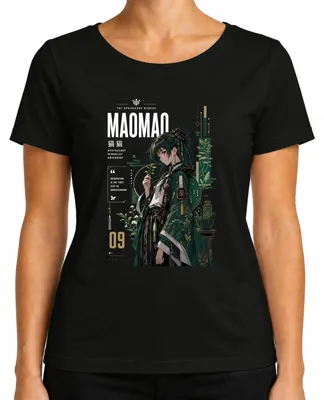 Imagen del producto de Camiseta para mujer, estilo anime, con motivos de "Maomao Apothecary", diseño "Kusuriya no Hitorigoto", estética Y2K, color , talla XL