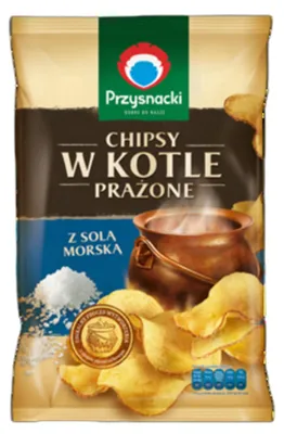 Image de Chips de Przysnacki dans une rôtissoire avec du sel de mer 125 G