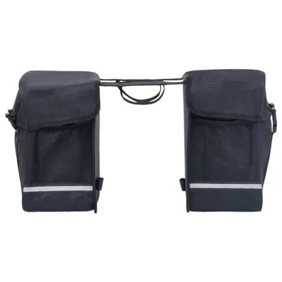 Produktbild von vidaXL Doppel-Fahrradtasche für Gepäckträger Wasserdicht 35 L Schwarz