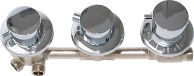 Produktbild von Ersatz Thermostat Armatur 4 fach Umschalter Dusche D46 10cm