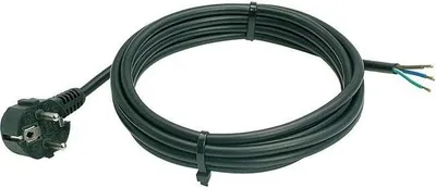 Immagine prodotto di Cavo di alimentazione H05VV-F, 3G1,5 mm, 3 metri, con connettore angolare