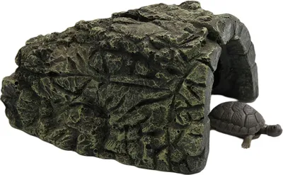 Produktbild von Fischversteckhöhle für Aquarium, Schildkröte, Reptil, Sonnenplatz, Lebensraum, Dekoration, Ornament (groß)
