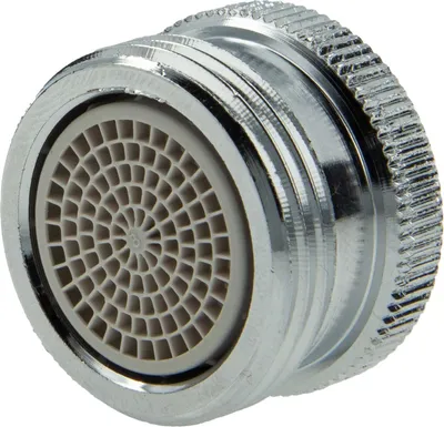 Produktbild von tecuro Aufnahme Adapter Übergangsstück M22 x 1 IG mit Strahlregler x 3/4 Zoll AG, MS hochglanzverchromt