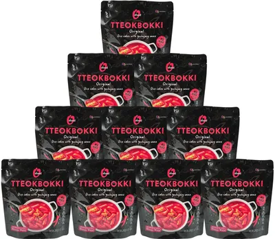 Produktbild von O´Food Tteokbokki Original Ricecake mit Gochujang Soße 10x260g