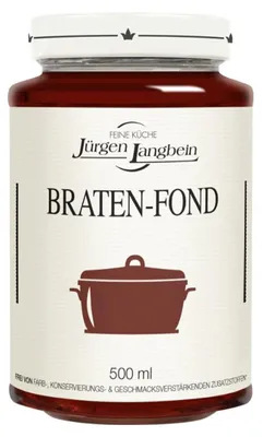 Obrázek produktu pro Jürgen Langbein Feine Küche Pečený vývar na omáčky a polévky 500ml