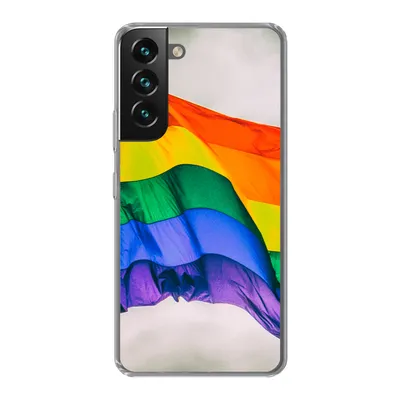 Produktbild von MuchoWow® Handyhülle Schutzhülle Hülle für Samsung Galaxy S22 Foto einer Regenbogenflagge Silikon Softcase Handy Hülle - Mobiltelefonhülle