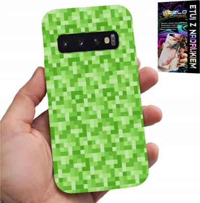 Zdjęcie produktu dla Etui Do Samsung Galaxy S10 - Wzory Z Gier Z Gry Piksel Piksele Plecki