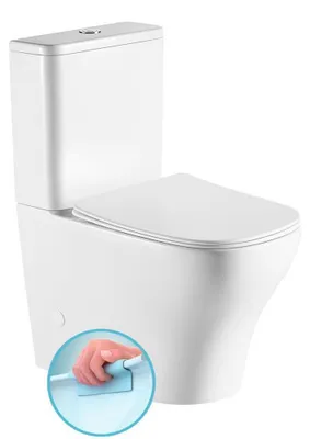 Produktbild von BELLO Kombi-WC, Abgang, spülrandlos, senkrecht/waagerecht, weiß