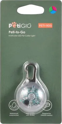 Obrázek produktu pro Peti-to-Go LED přívěšek na obojek Multicolor