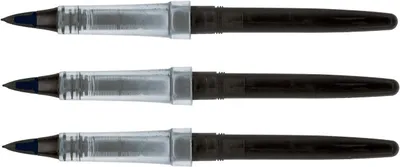Productafbeelding van Reserve vulling cartridge voor Pentel Tradio Stylo - Set van 3 - Zwart