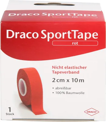 Image de Dracotapeverband 10mx2cm rot, 1 St VER