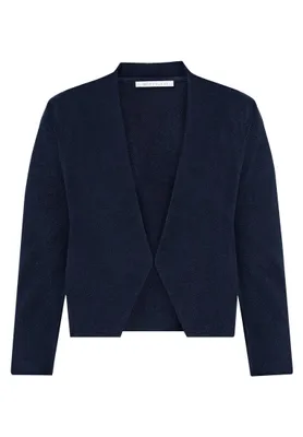 Produktbild von Taillierte Strickjacke V-Ausschnitt 3/4 Arm ohne Verschluss 45 cm