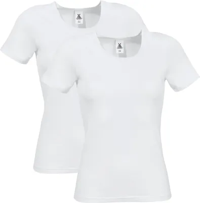 Produktbild von Erwin Müller Damen-Unterhemd, 1/2-Arm 2er-Pack weiß 46