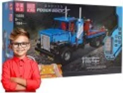 Produktbild von RC-Truck-Bausatz, 1064 Teile, Blau
